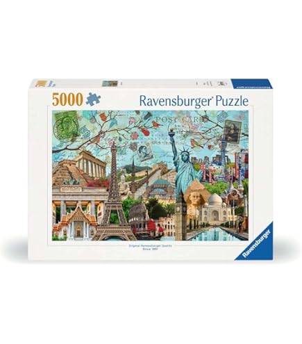 パズル8000ピース　EDUCA Amazon.com: Educa Borrás - 8000 Piece Puzzle : Toys & Games